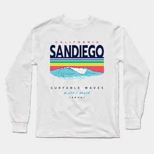 San Diego Beach Long Sleeve T-Shirt